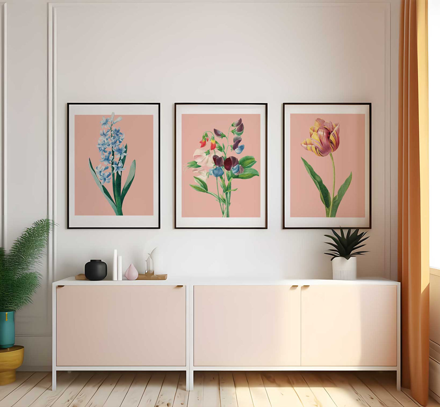 Trio Set | Botanical Flowers Set