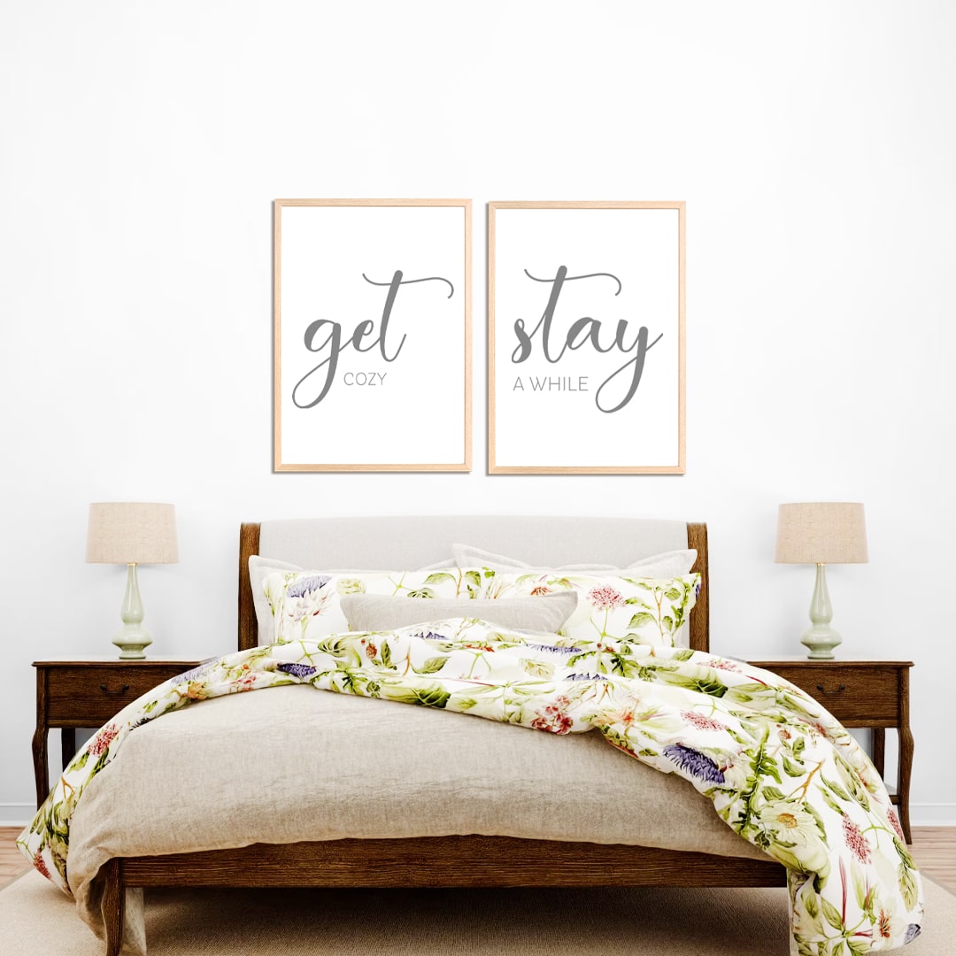 Get Cozy Stay a While Wall Decor