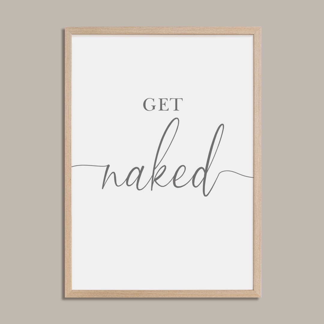 Cuadro decorativo Get Naked
