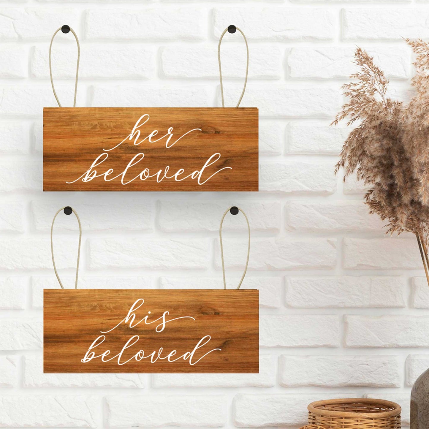 Her/His Beloved Wood Sign