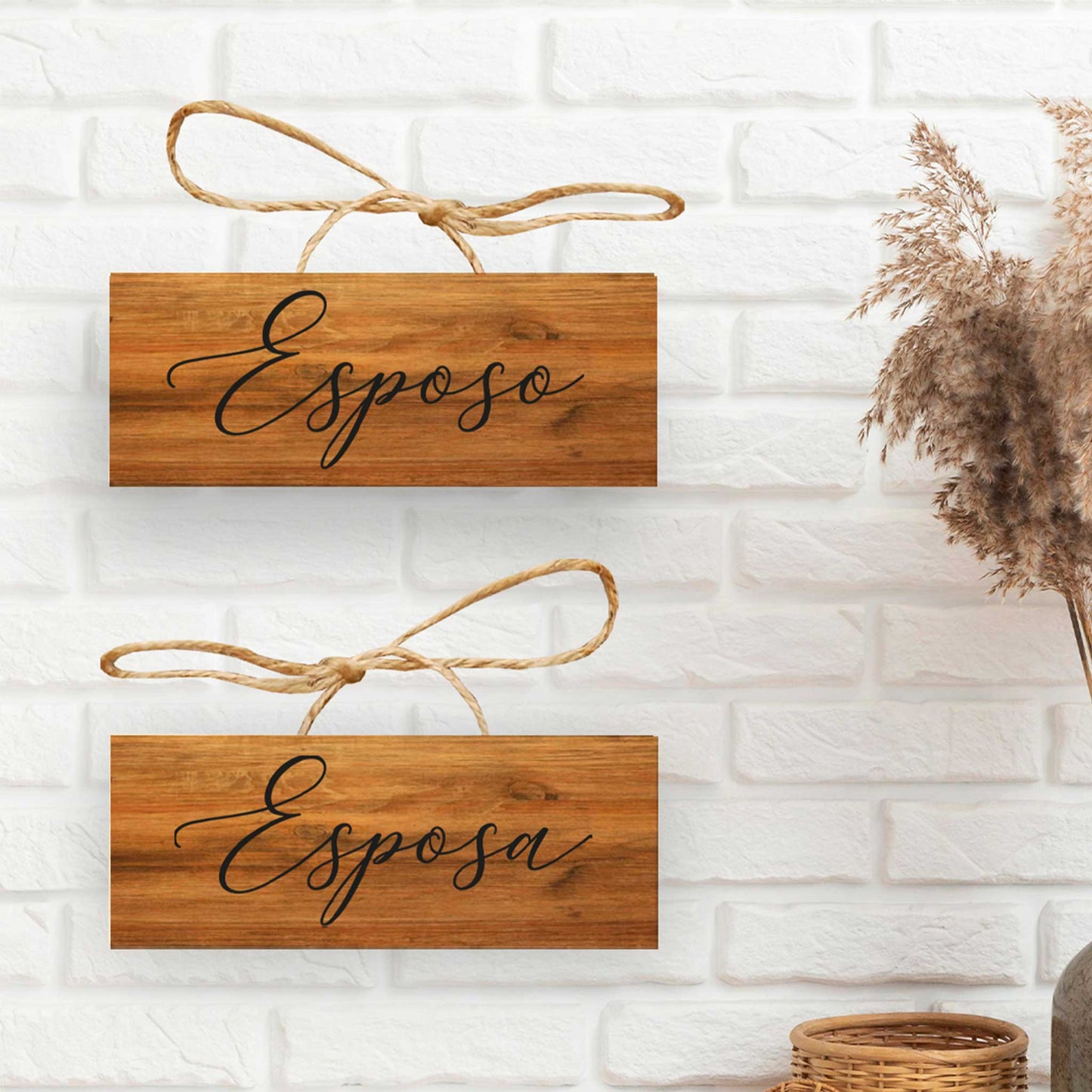 Esposo & Esposa Wood Signs