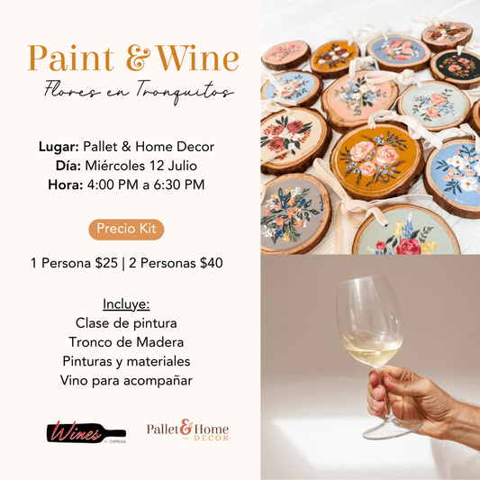 12 Julio | Paint & Wine