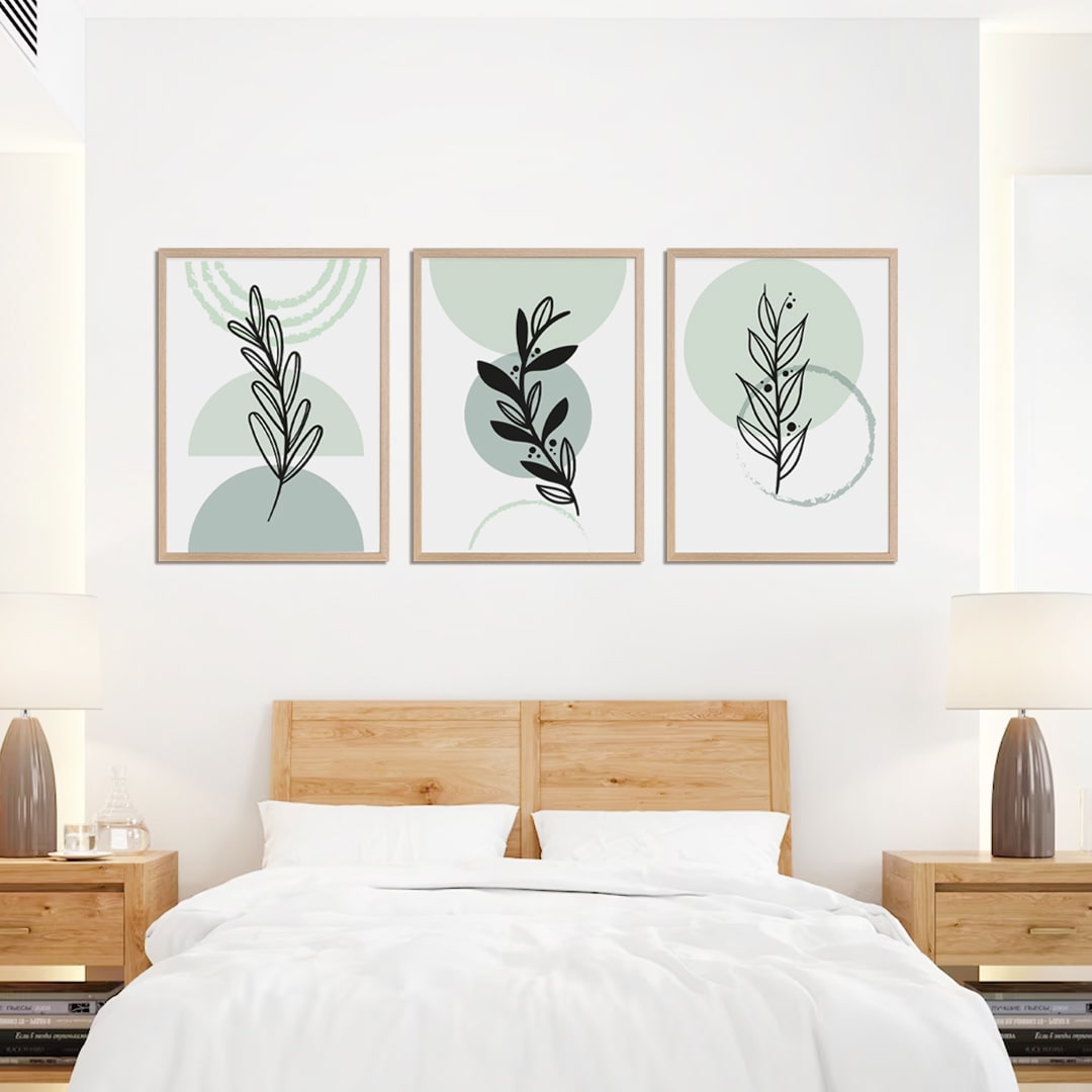 Cuadros decorativos para tu habitación con diseño abstracto