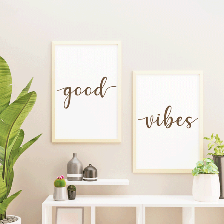Good Vibes Duo Sign