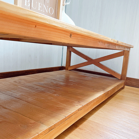decoración rustica con muebles de madera para sala